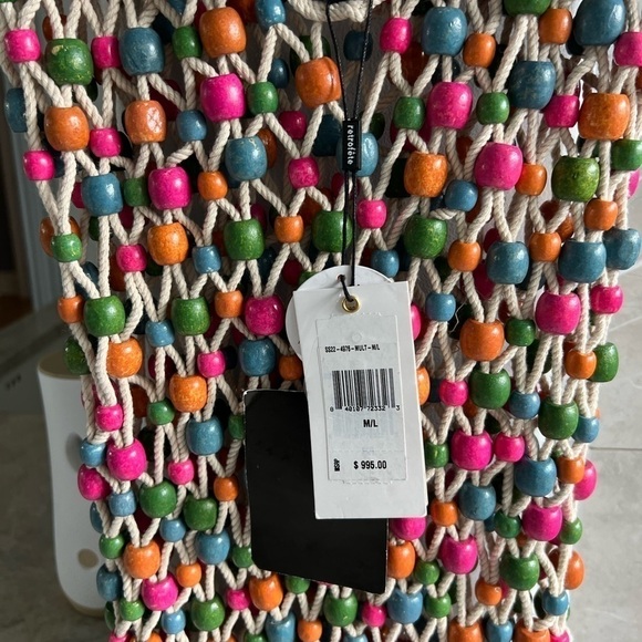 Retrofete Calypso Beaded Crochet Midi Dress - Picture 7 of 13